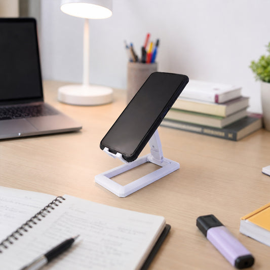 Foldable Plastic Mobile Phone Holder â Adjustable & Portable Stand