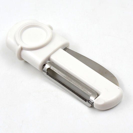 2-in-1 Knife Peeler â Stainless Steel & Portable | Quickslice