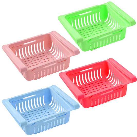 Fridge Storage Basket â Adjustable, Unbreakable Set | Organivo