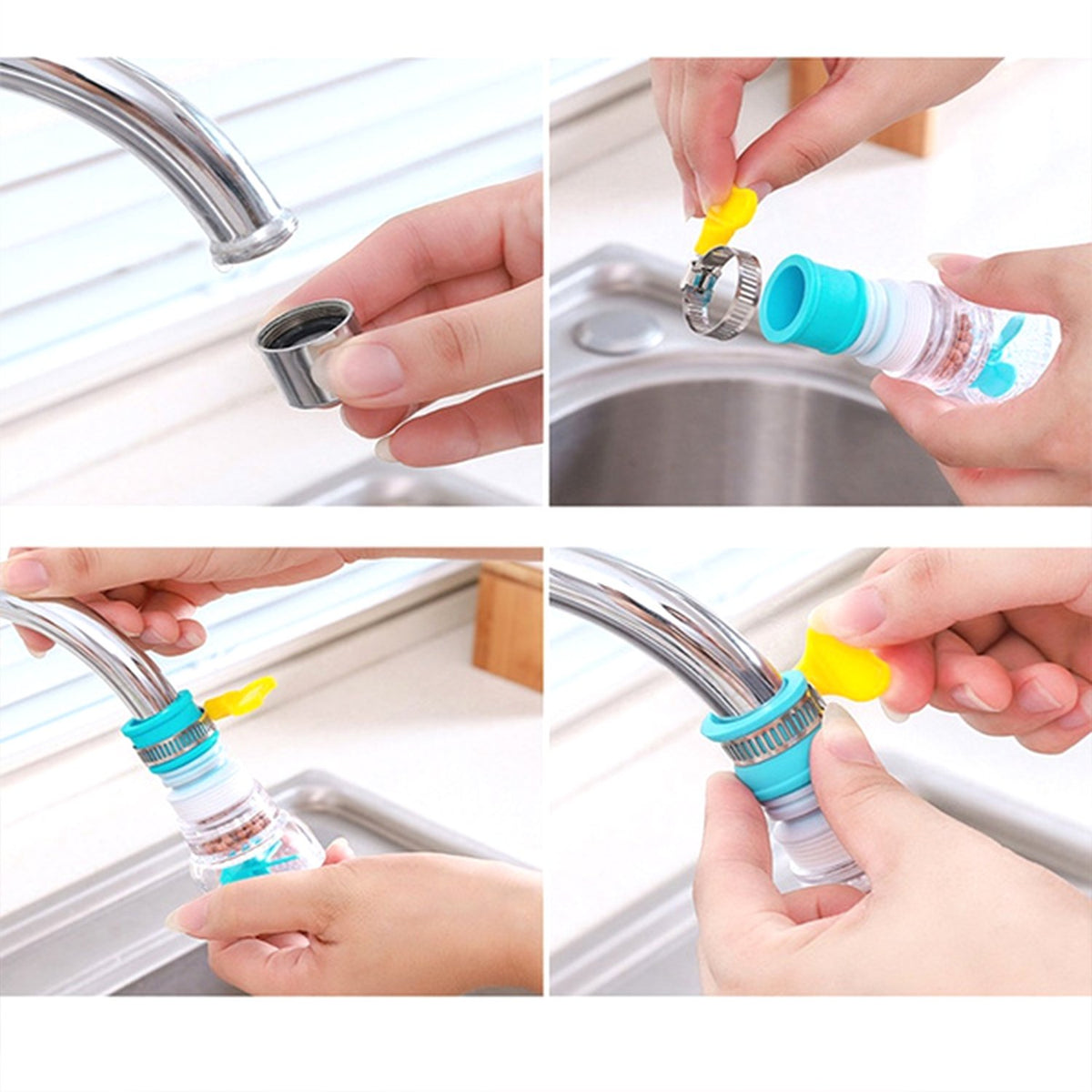 Water Saving Faucet â 360Â° Rotating Sprayer | Mist & Relax
