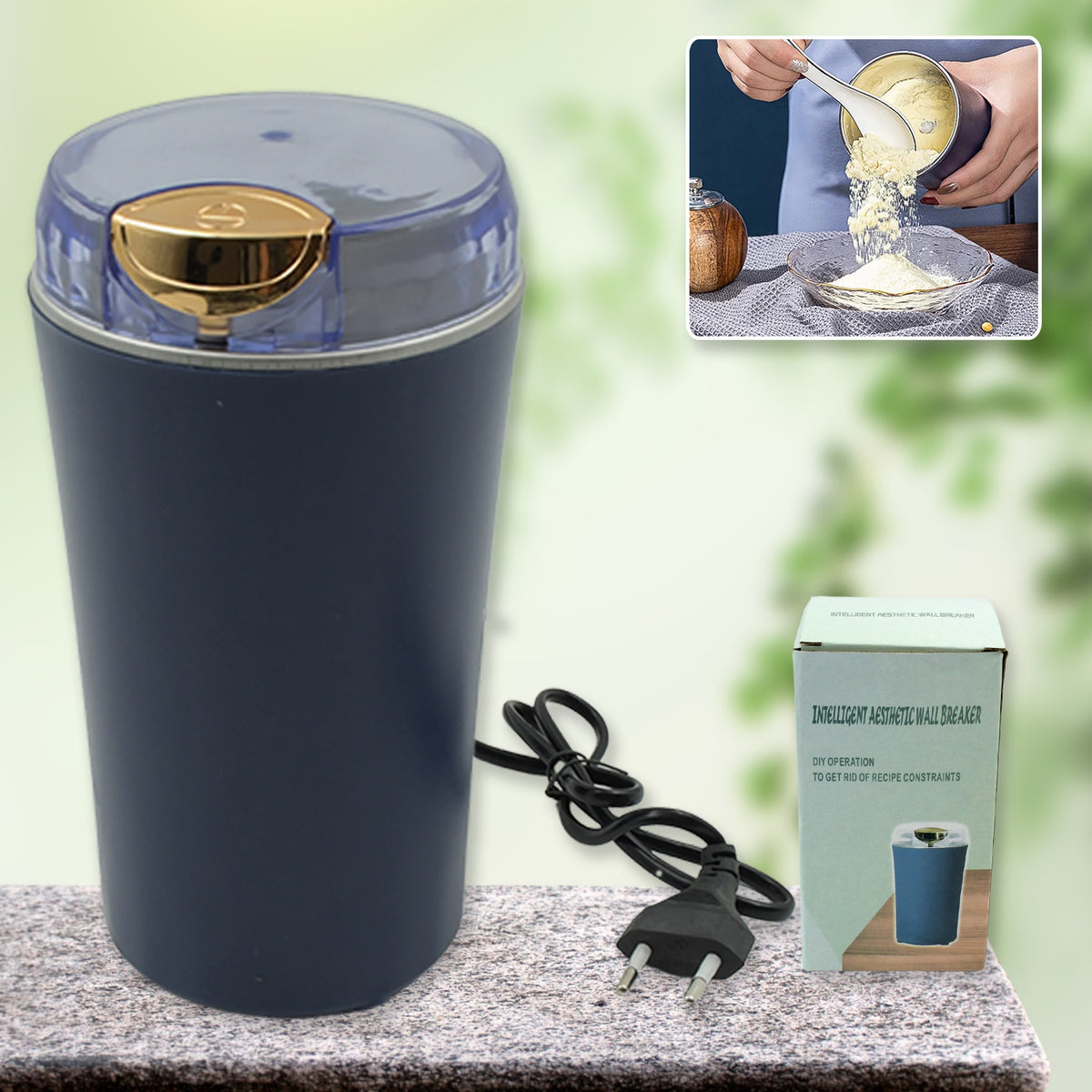 Coffee Grinder Blender â Portable 4-Blade Mini Mixer | Dabster