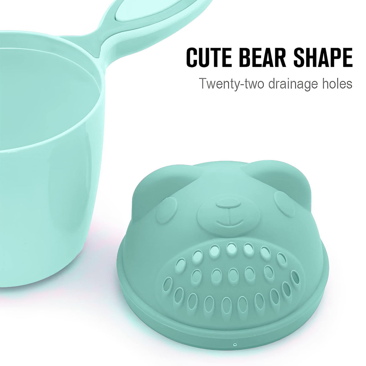 Baby Shampoo Shower Cup â Safe Eye Protection for Kids | Mini Bubbles