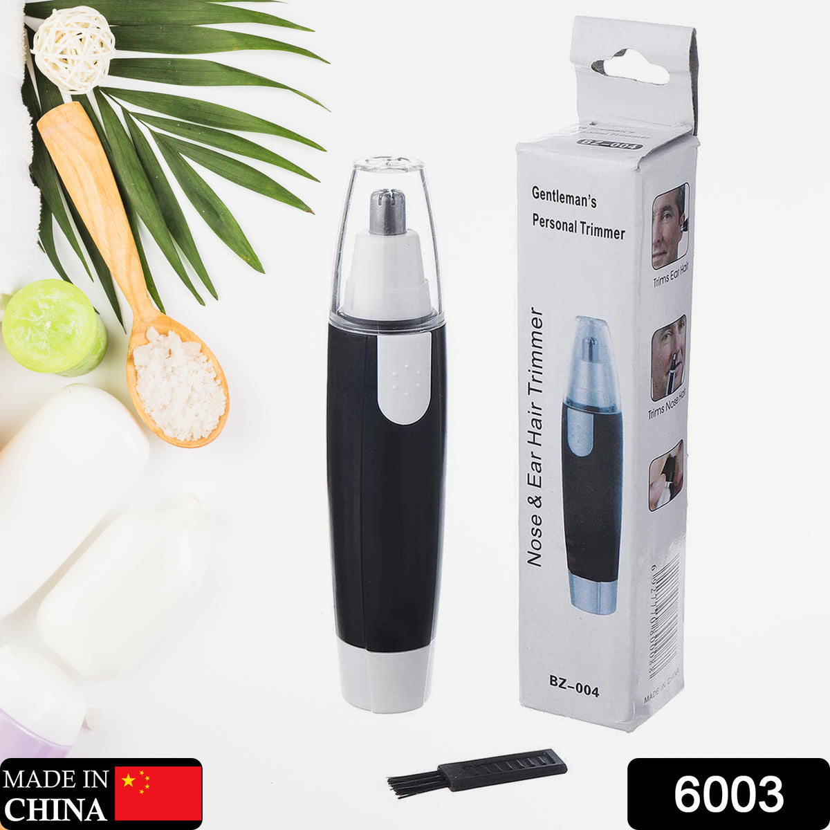 Ear & Nose Hair Trimmer â Painless, Battery-Operated | Calm & Curl