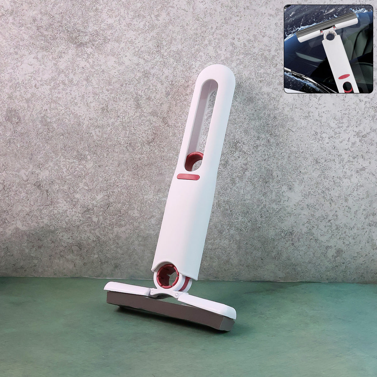 Silicone Wiper â 2-in-1 Streak-Free Window & Car Cleaner