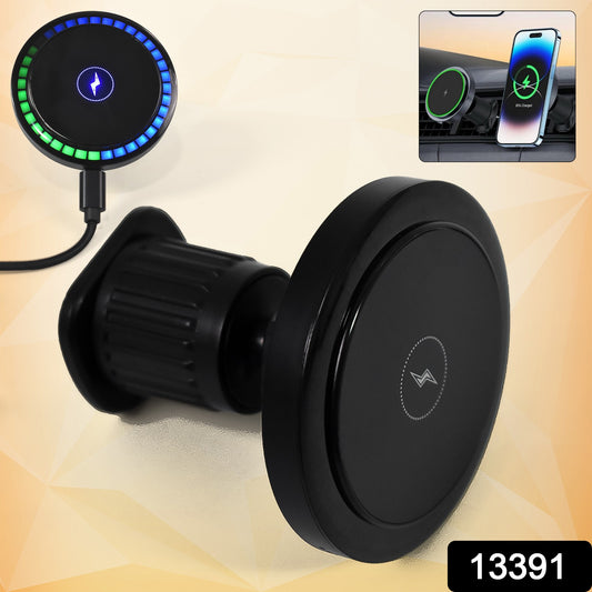 Magnetic Car Charger â Wireless Phone Mount with RGB Lights | Phonixio