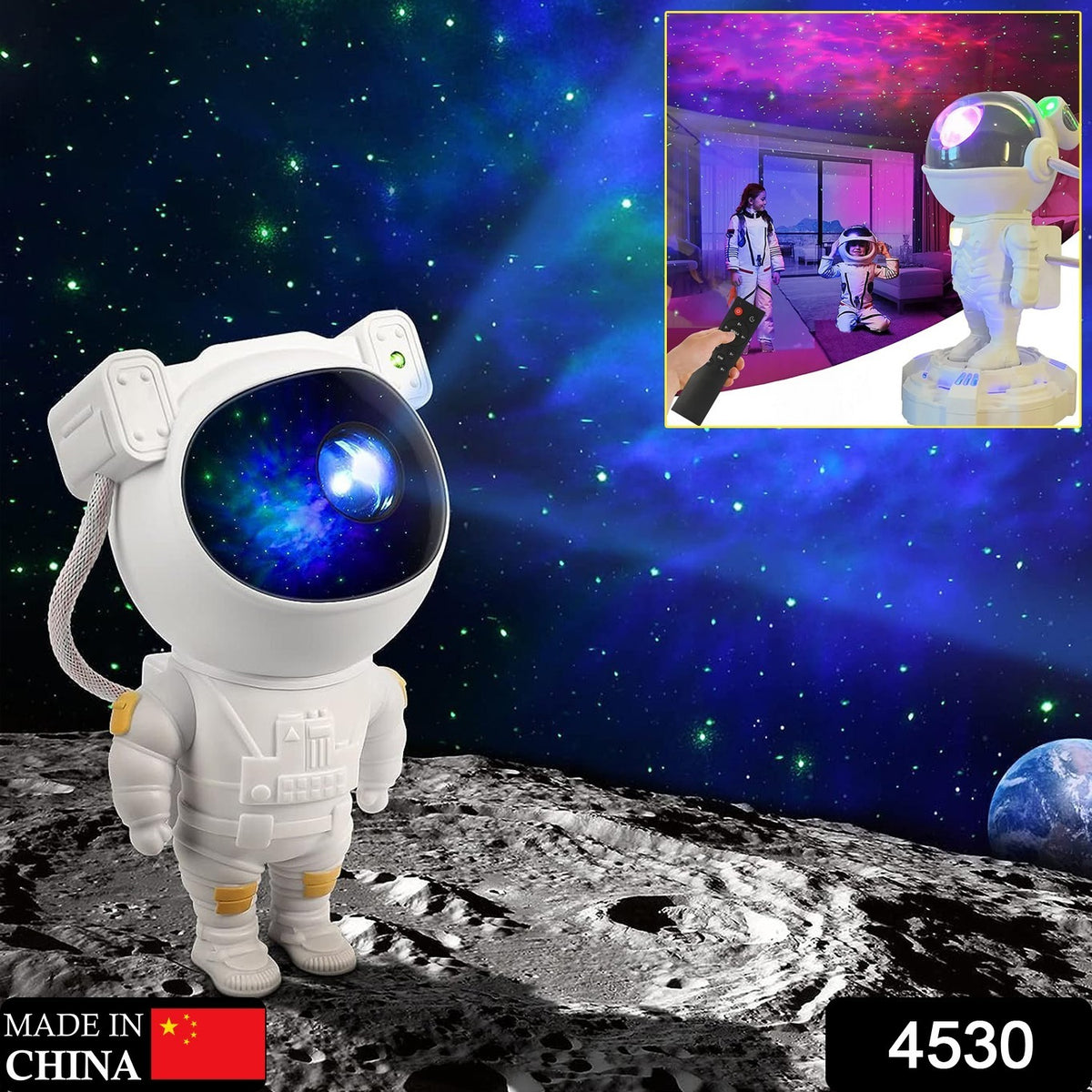 Astronaut Galaxy Projector â Starry Night Lamp | Play & Move
