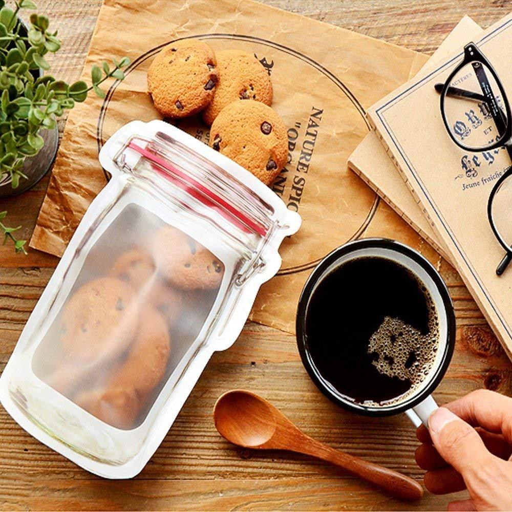 Airtight Food Storage Bag â Reusable Zipper Pouch 500ml | Organivo