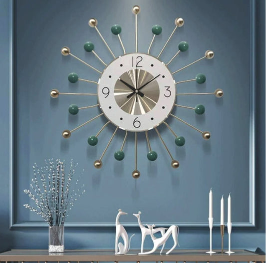 MK Craft and Decor Modern Starburst Wall Clock