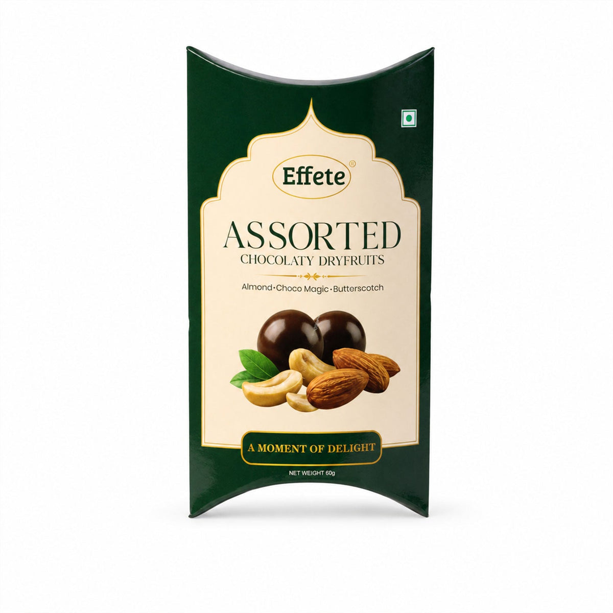 Assorted Chocolaty Dryfruits  Almond Choco Magic  Butterscotch 60g