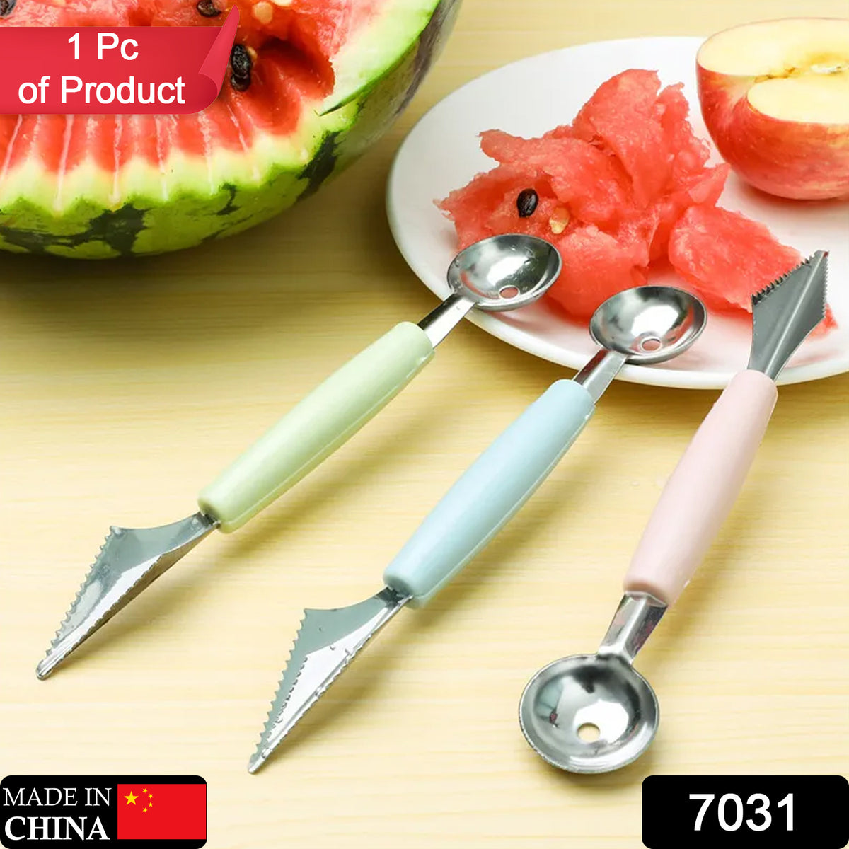 Fruit Carving Tool Kit â Stainless Steel Peeler & Scooper | Quickslice