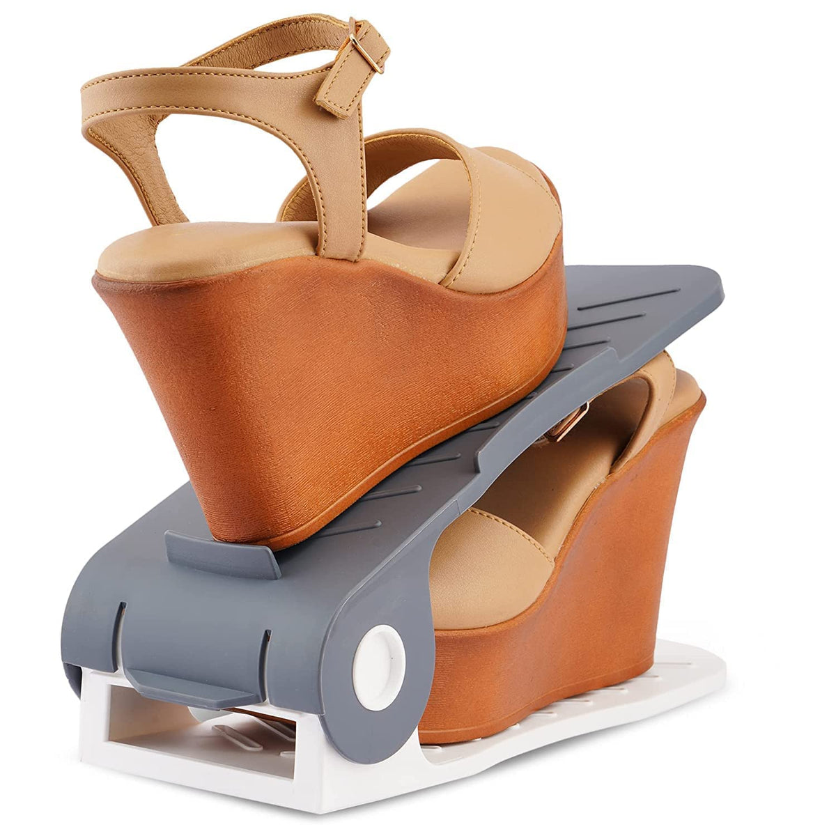 Adjustable Shoe Organizer â Space Saver Rack for Home | Organivo
