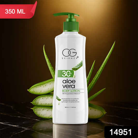 Aloe Vera Body Lotion with SPF 30 â Hydrating & Sun Protecting 350ML