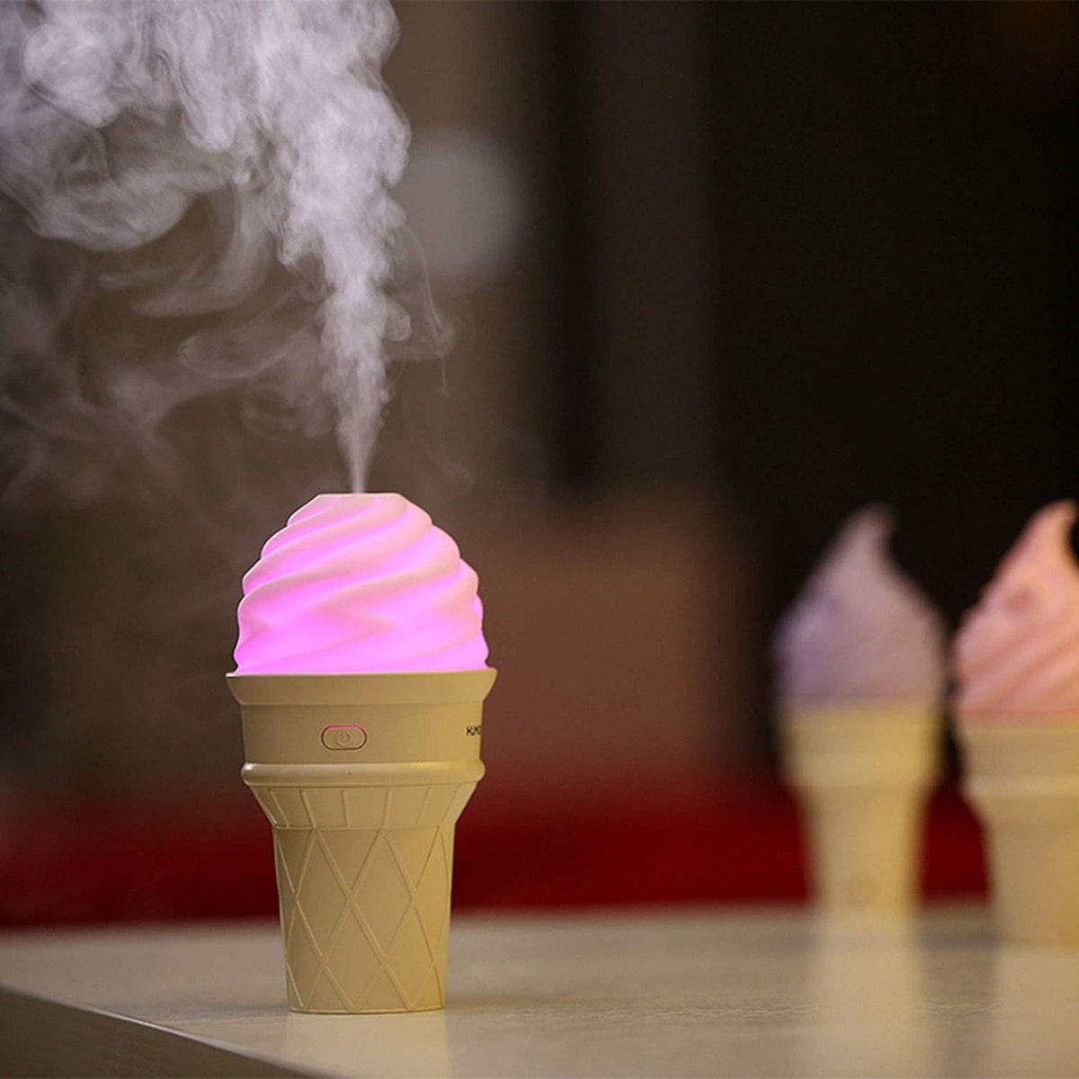 Ice Cream LED Humidifier â Portable Air Moisturizer & Fragrance Diffuser