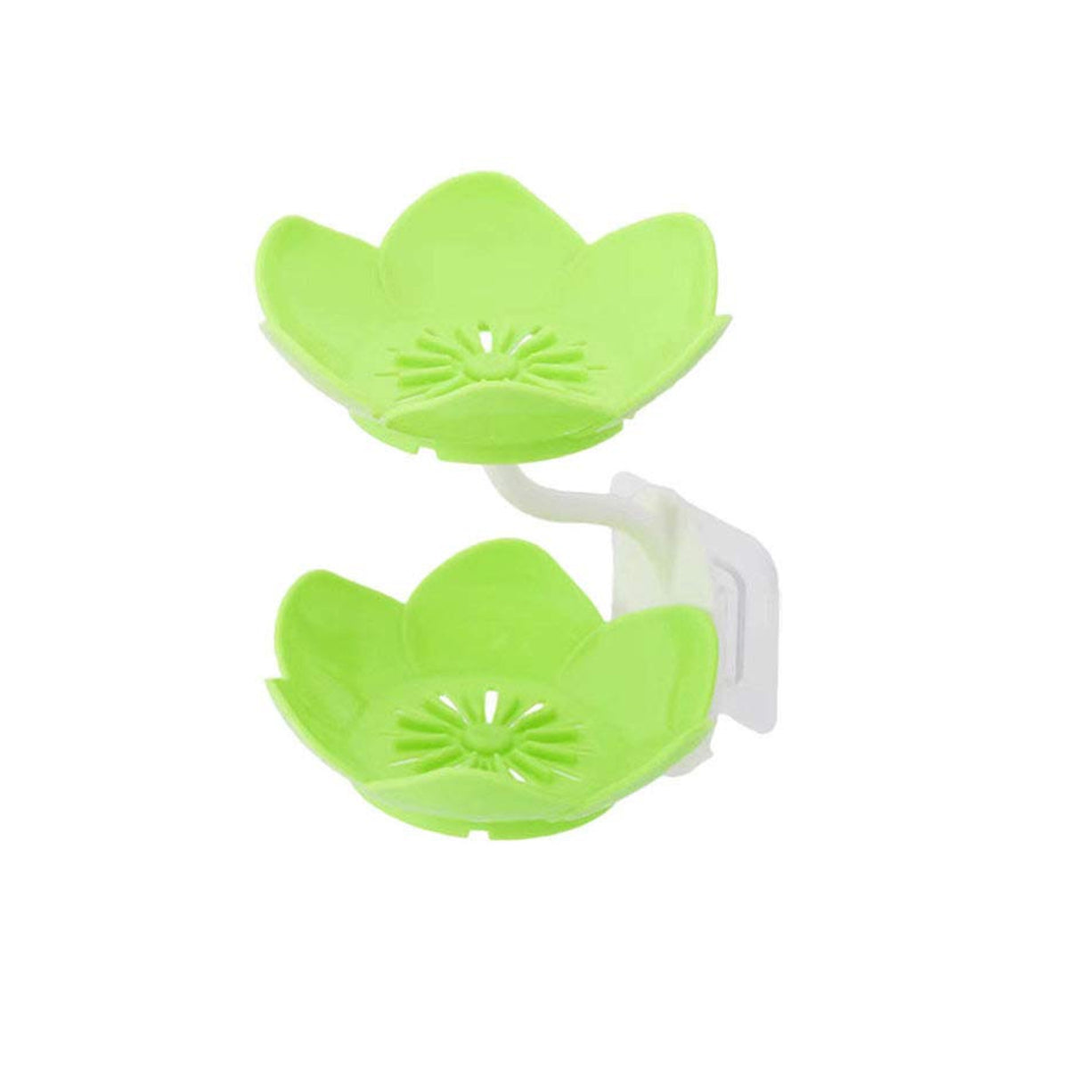 Self-Draining Soap Dish â Flower Design Bathroom Holder | VelvetBubbles